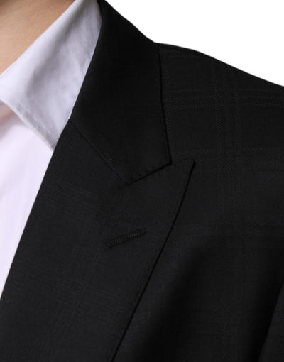 Costume formel simple boutonnage en laine noire Dolce &amp; Gabbana
