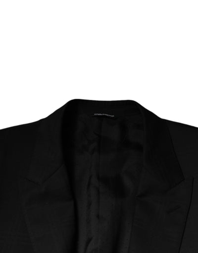 Costume formel simple boutonnage en laine noire Dolce &amp; Gabbana