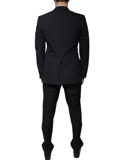 Costume formel à simple boutonnage et rayures noires Dolce &amp; Gabbana