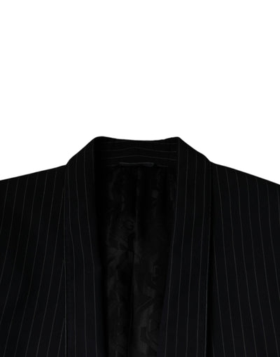 Costume formel à simple boutonnage et rayures noires Dolce &amp; Gabbana