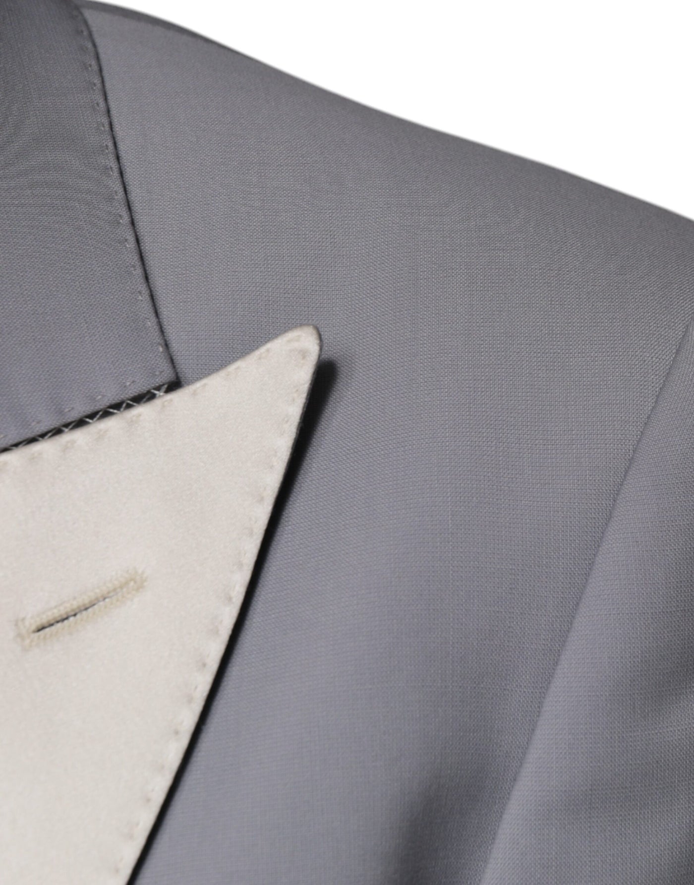 Costume 3 pièces slim fit en laine grise Dolce &amp; Gabbana