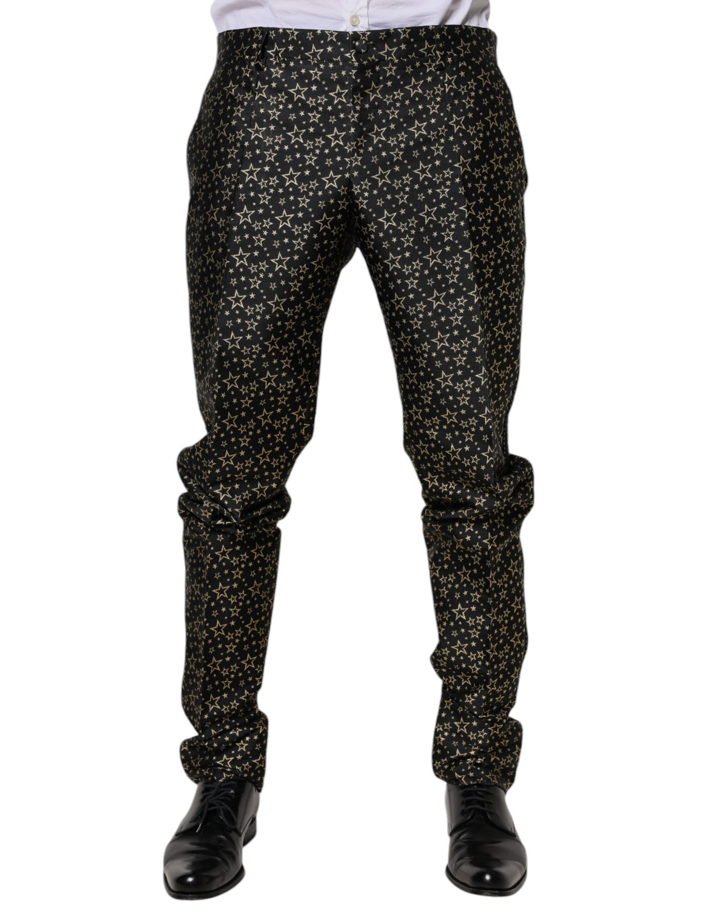 Costume 2 pièces Dolce &amp; Gabbana en jacquard à étoiles noires SICILIA