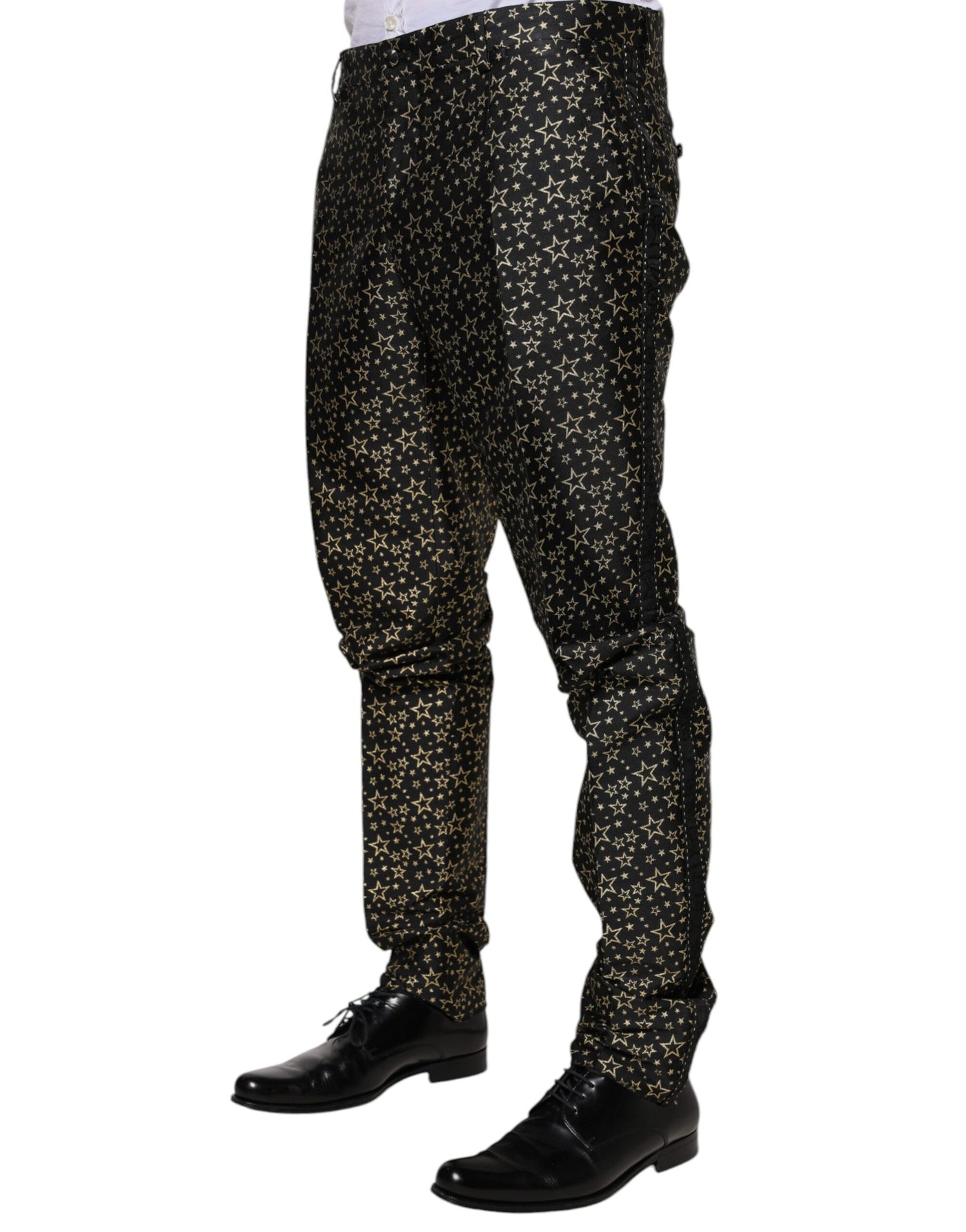 Costume 2 pièces Dolce &amp; Gabbana en jacquard à étoiles noires SICILIA