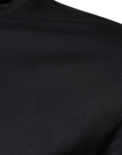 Dolce &amp; Gabbana Zwarte Katoenen Trui met Capuchon en Volledige Ritssluiting voor Heren