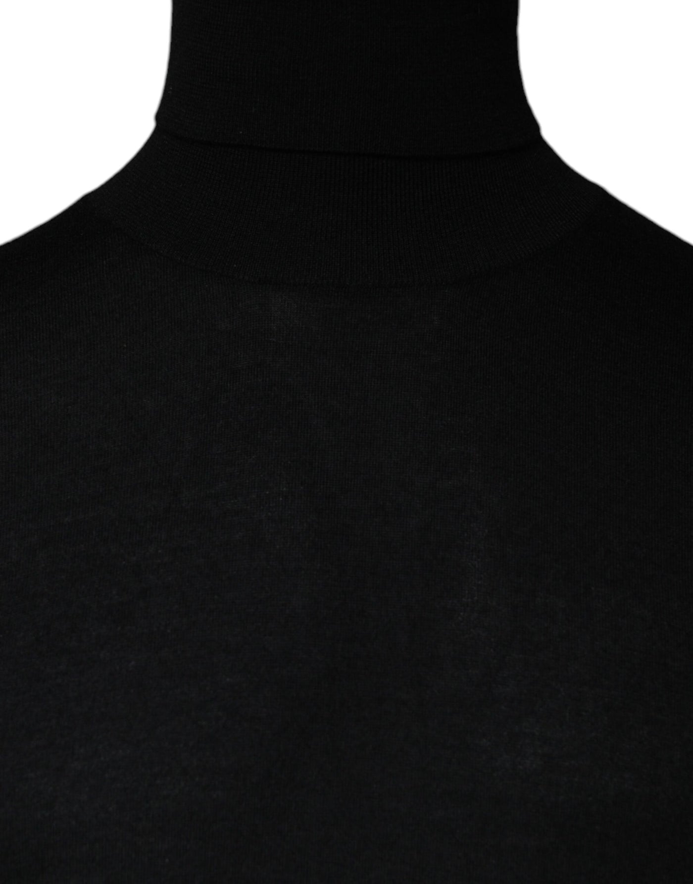 Dolce &amp; Gabbana Zwarte Coltrui met Lange Mouwen