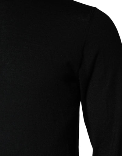 Dolce &amp; Gabbana Zwarte Coltrui met Lange Mouwen