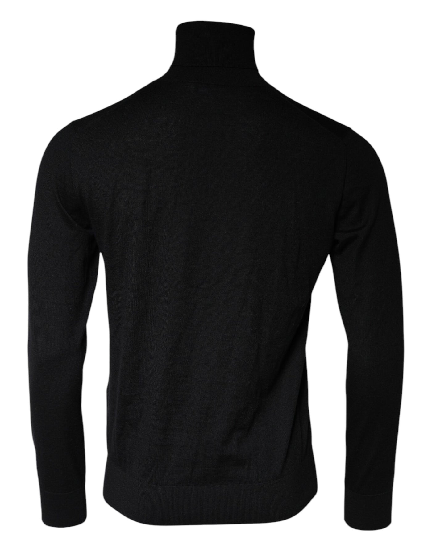 Dolce &amp; Gabbana Zwarte Coltrui met Lange Mouwen