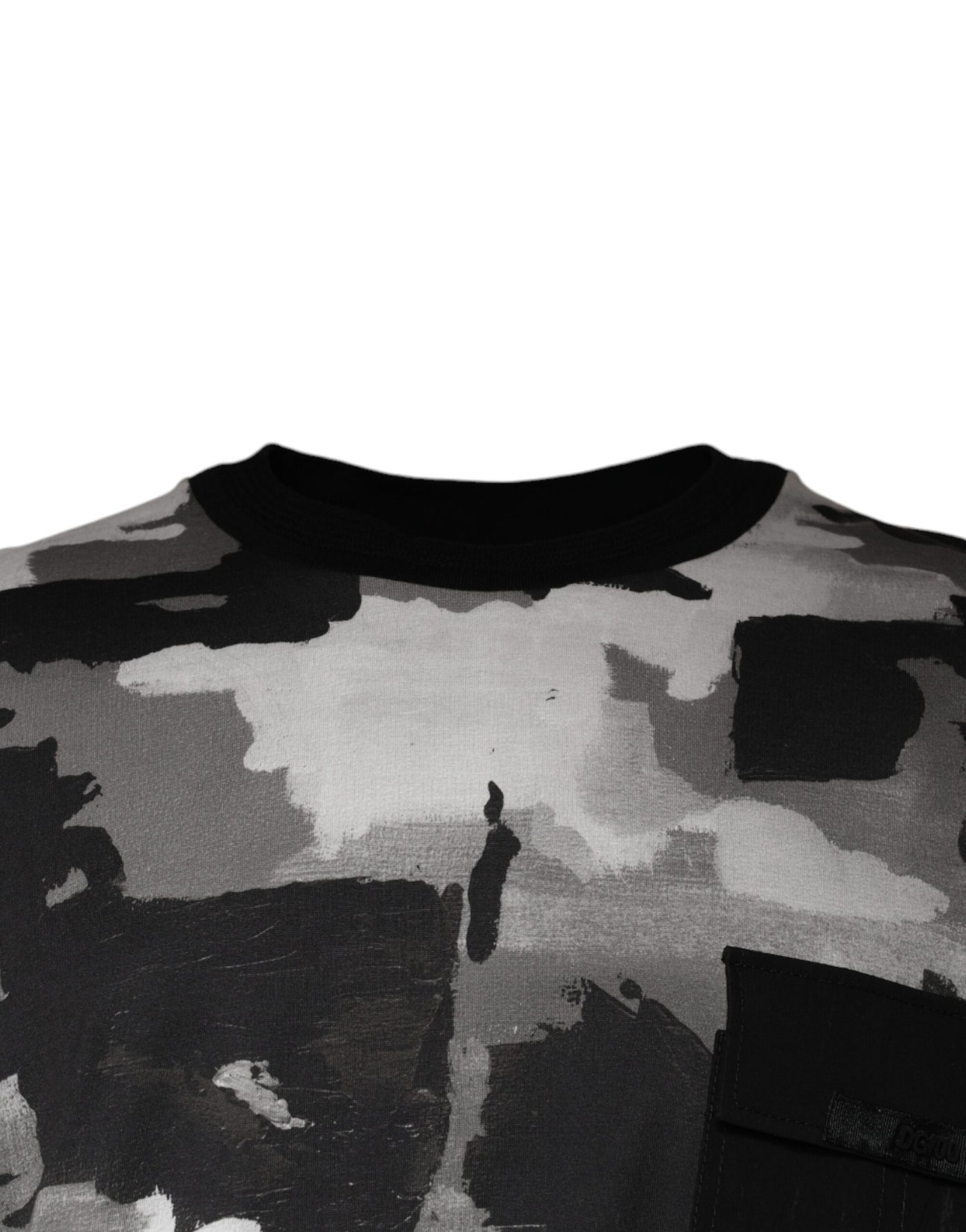 Dolce &amp; Gabbana Multicolor Camouflage Katoenen T-shirt met Ronde Hals