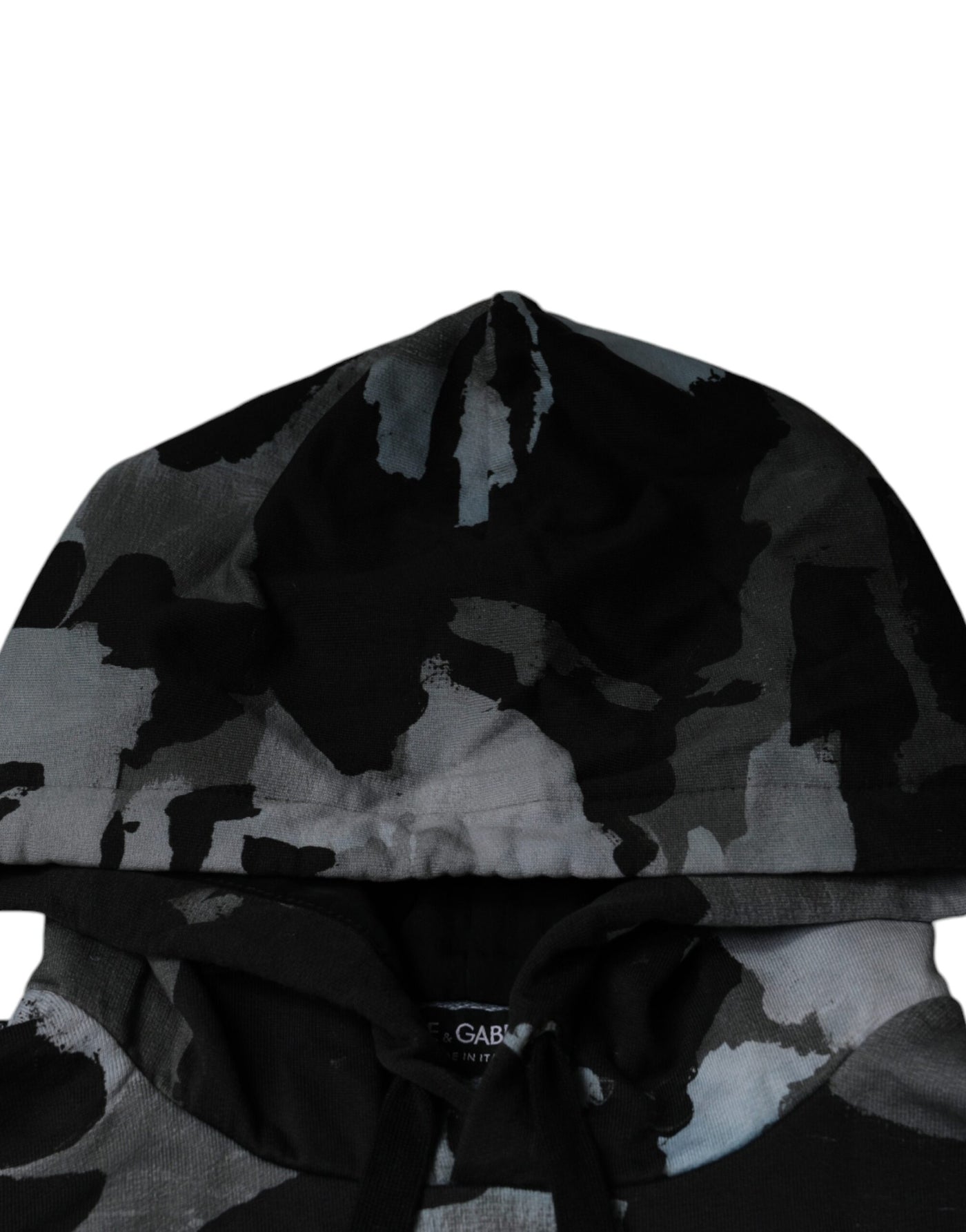 Pull à capuche camouflage multicolore Dolce &amp; Gabbana pour homme