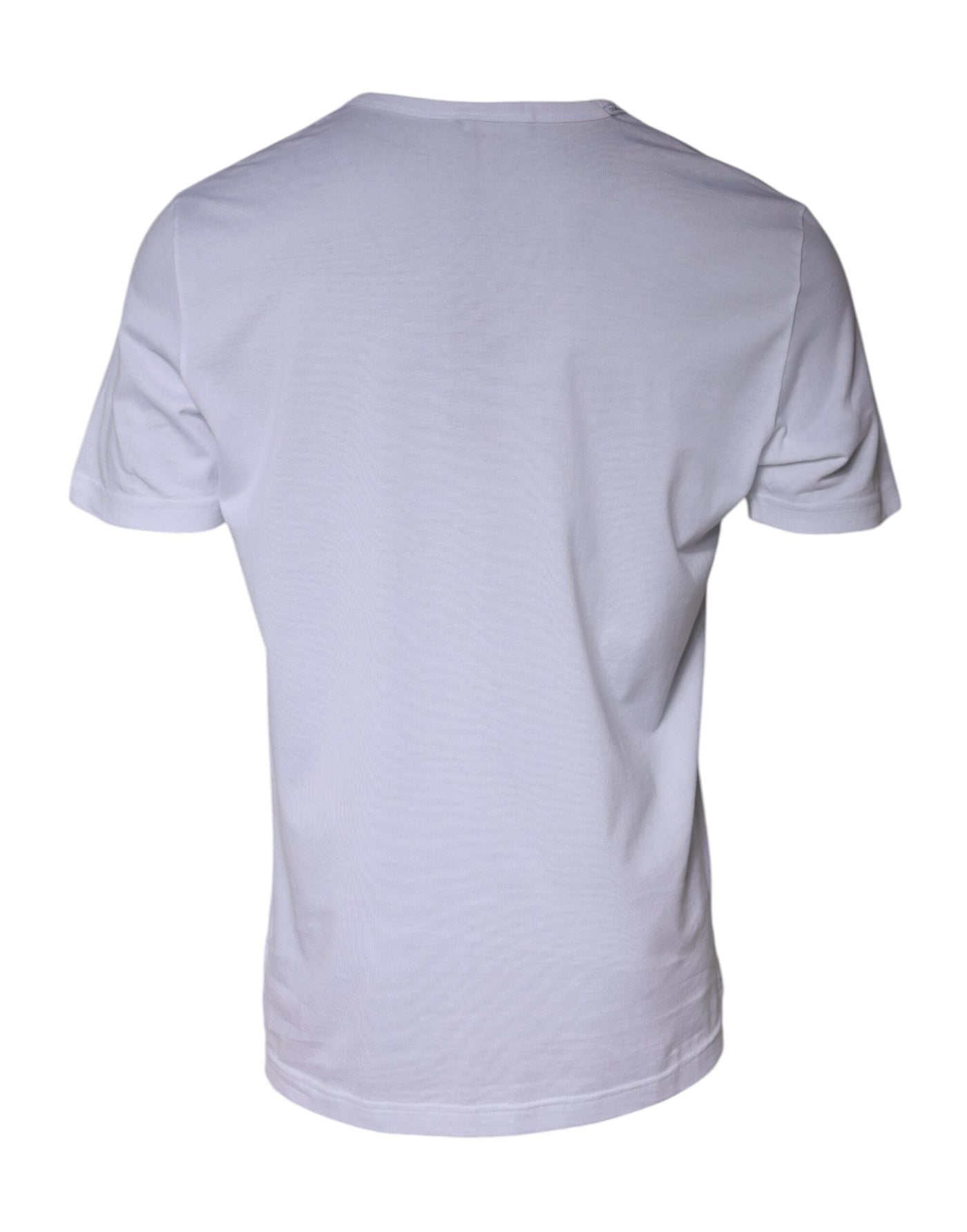 Dolce &amp; Gabbana Wit Paradiso Katoenen T-shirt met Korte Mouwen