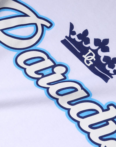 Dolce &amp; Gabbana Wit Paradiso Katoenen T-shirt met Korte Mouwen