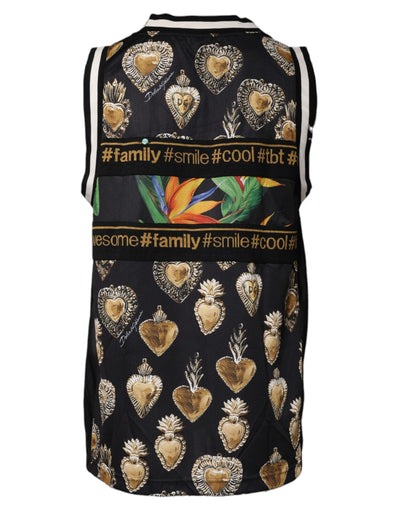 Dolce &amp; Gabbana Multicolor Tropisch Mouwloos Tank T-shirt