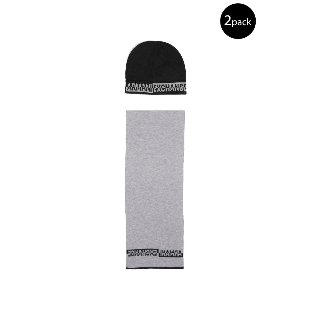 Armani Exchange Zwarte Polyamide Sjaal