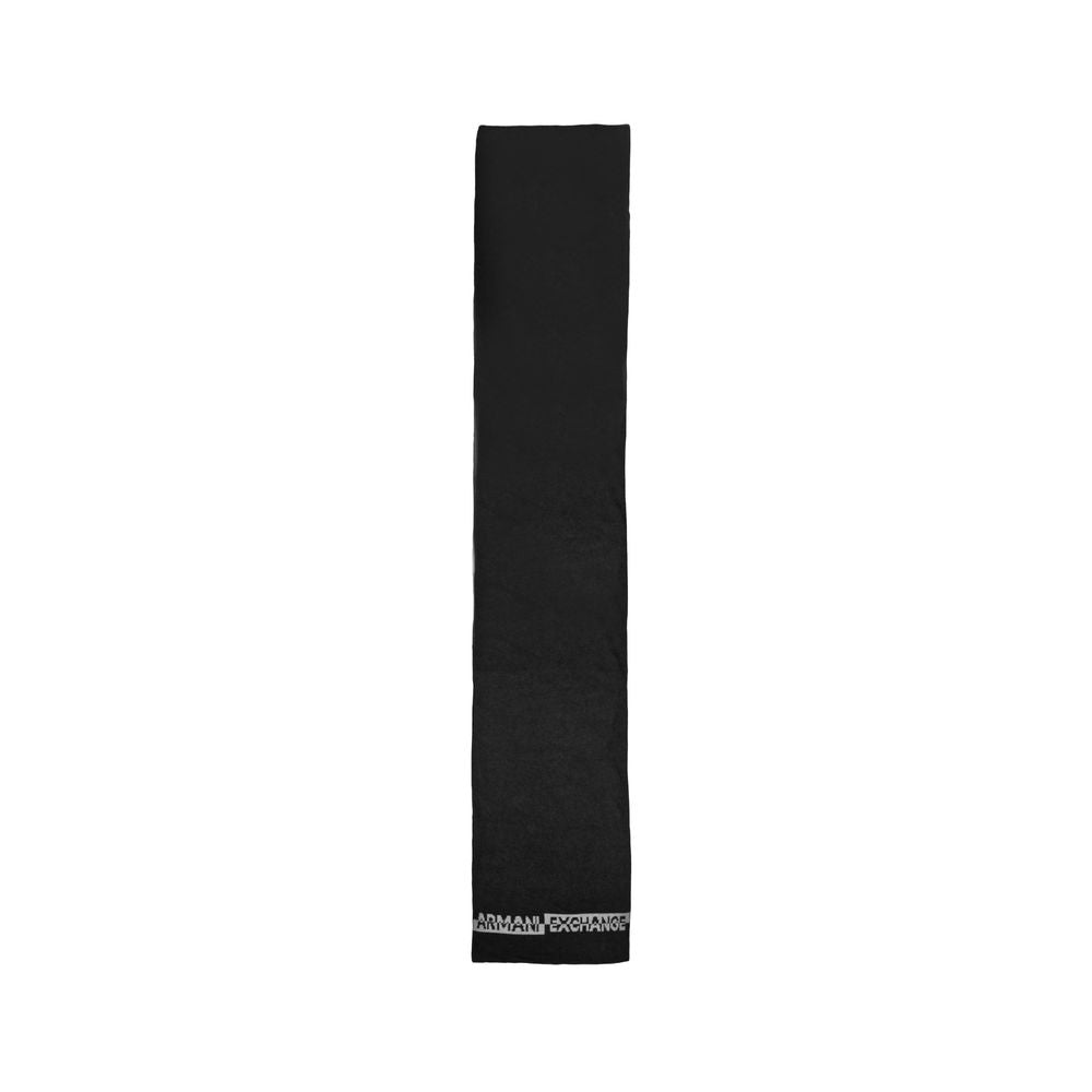 Armani Exchange Zwarte Polyamide Sjaal
