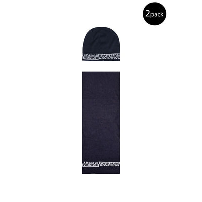 Armani Exchange Blauwe Polyamide Sjaal