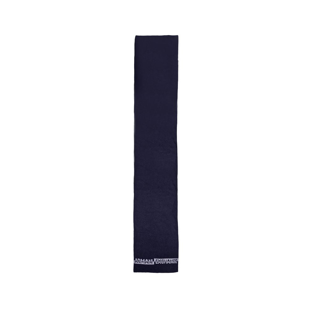 Armani Exchange Blauwe Polyamide Sjaal
