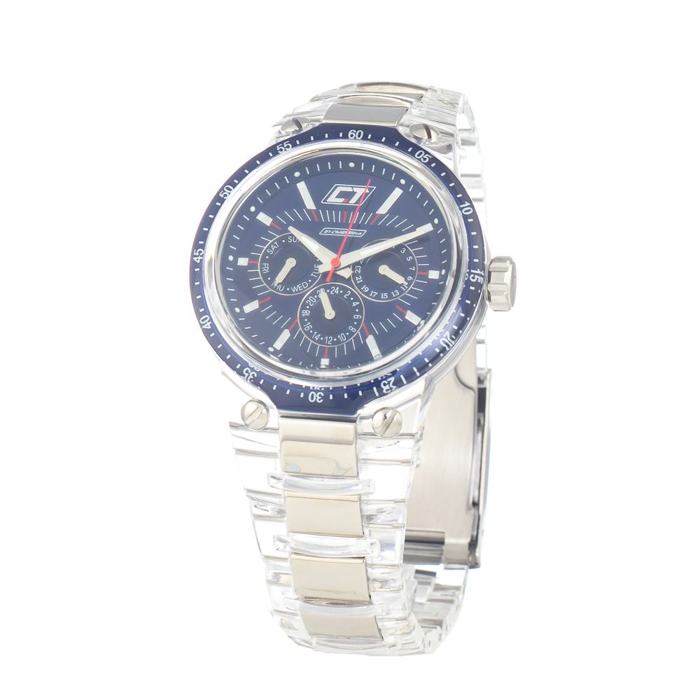 Montre Chronotech en polycarbonate transparent