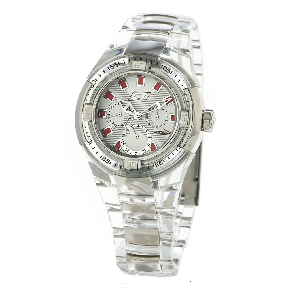 Montre Chronotech en polycarbonate transparent