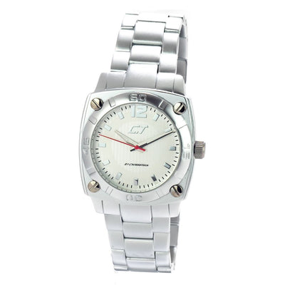 Montre Chronotech en aluminium argenté