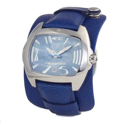 Montre Chronotech en acier inoxydable argenté