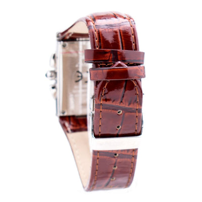Montre Chronotech en cuir marron