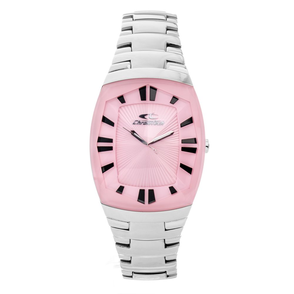 Chronotech Zilveren Roestvrijstalen Horloge