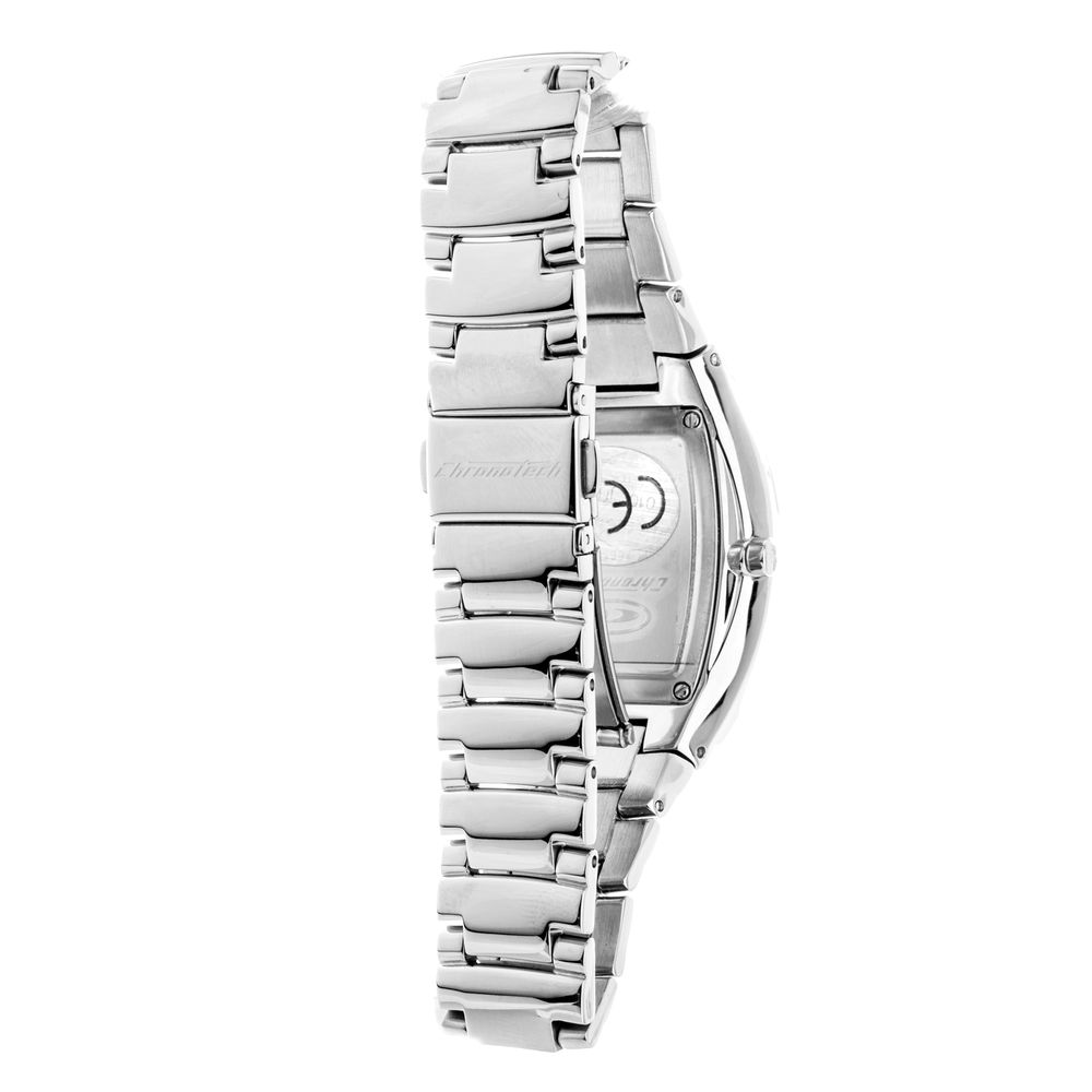 Chronotech Zilveren Roestvrijstalen Horloge
