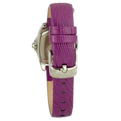 Chronotech Paars Leren Horloge