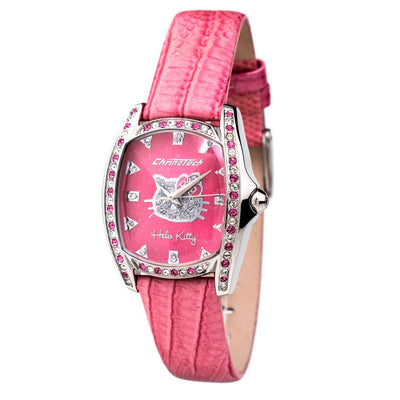 Chronotech Multicolor Leren Horloge