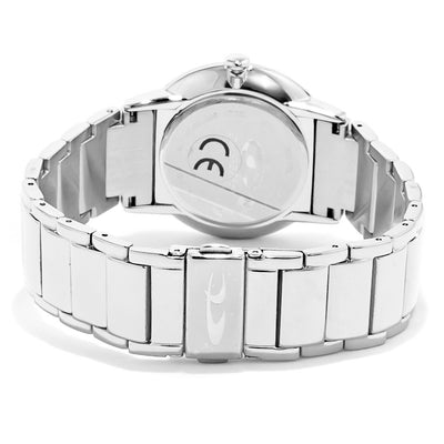 Montre Chronotech en acier inoxydable argenté
