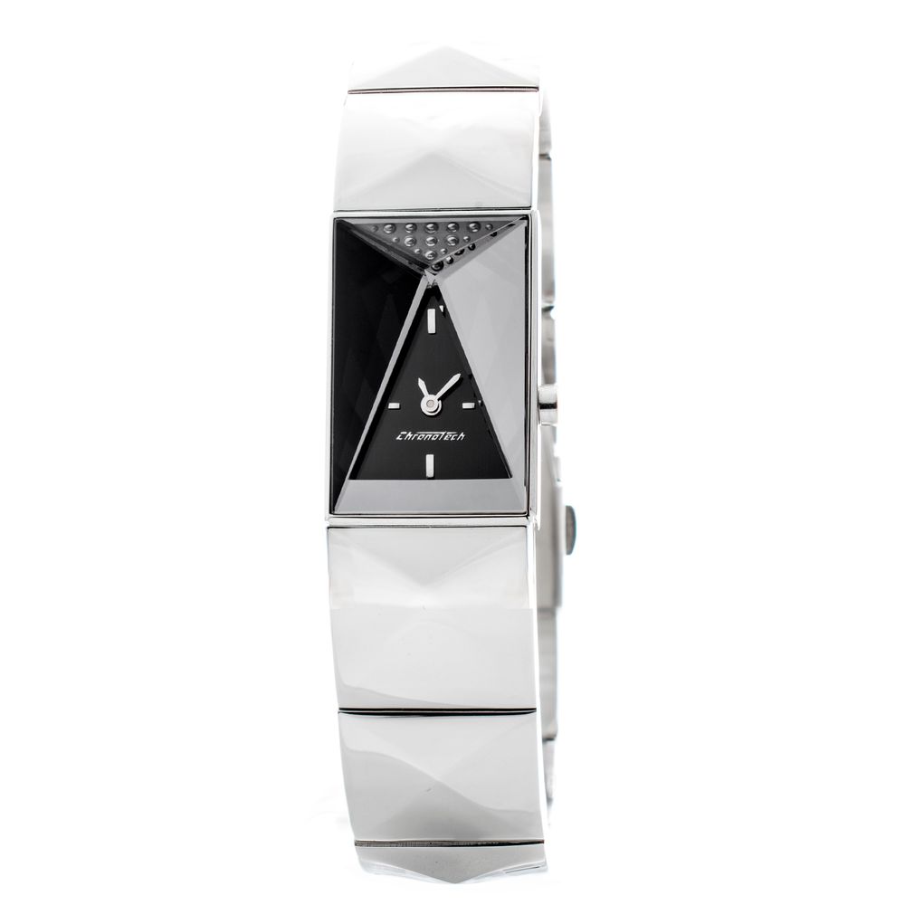 Montre Chronotech en acier inoxydable argenté