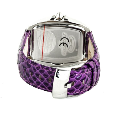Chronotech Paars Leren Horloge