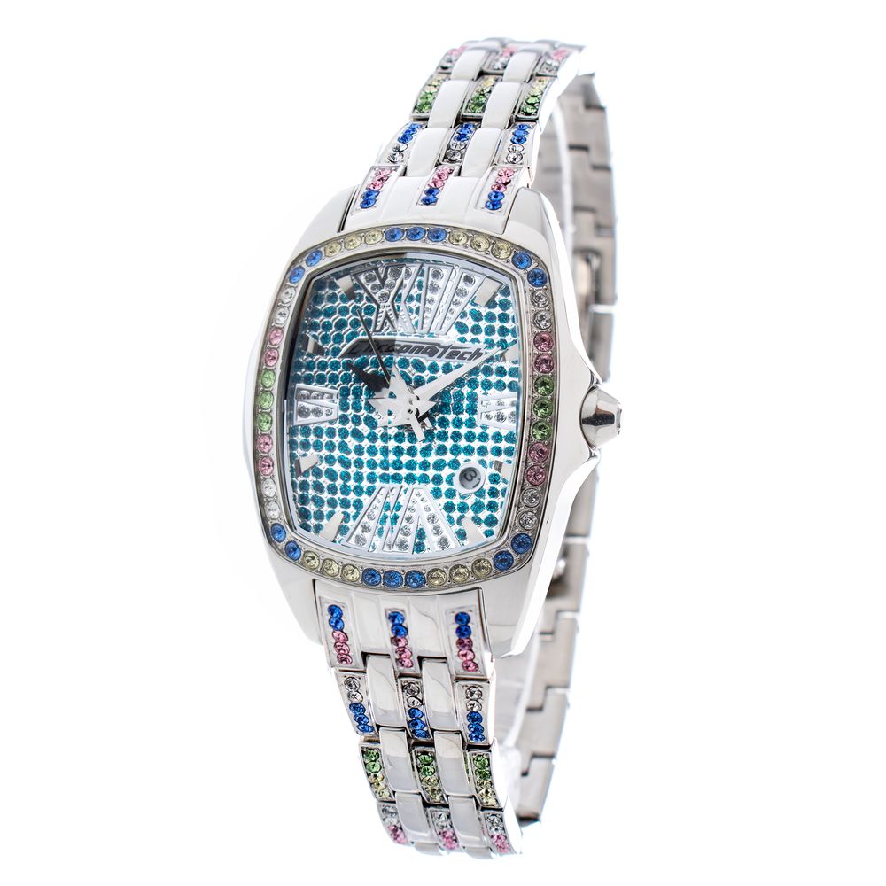 Chronotech Zilveren Roestvrijstalen Horloge