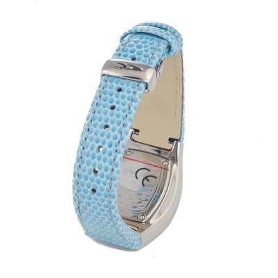 Chronotech Blauw Leren Horloge