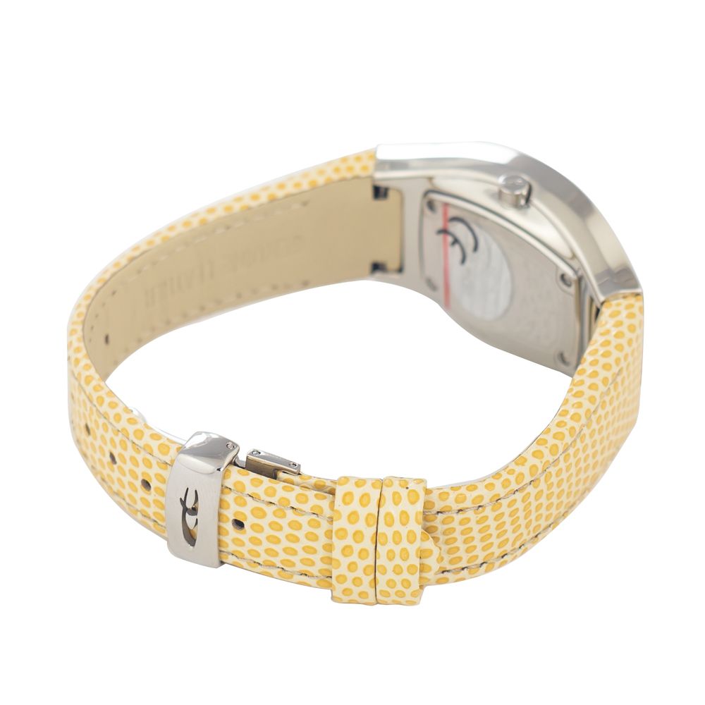 Chronotech Geel Leren Horloge