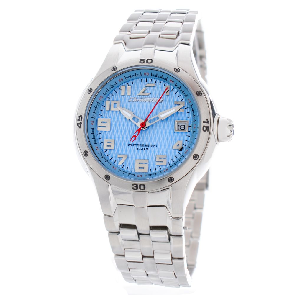 Montre Chronotech en acier inoxydable argenté