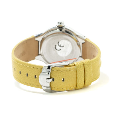 Chronotech Geel Leren Horloge