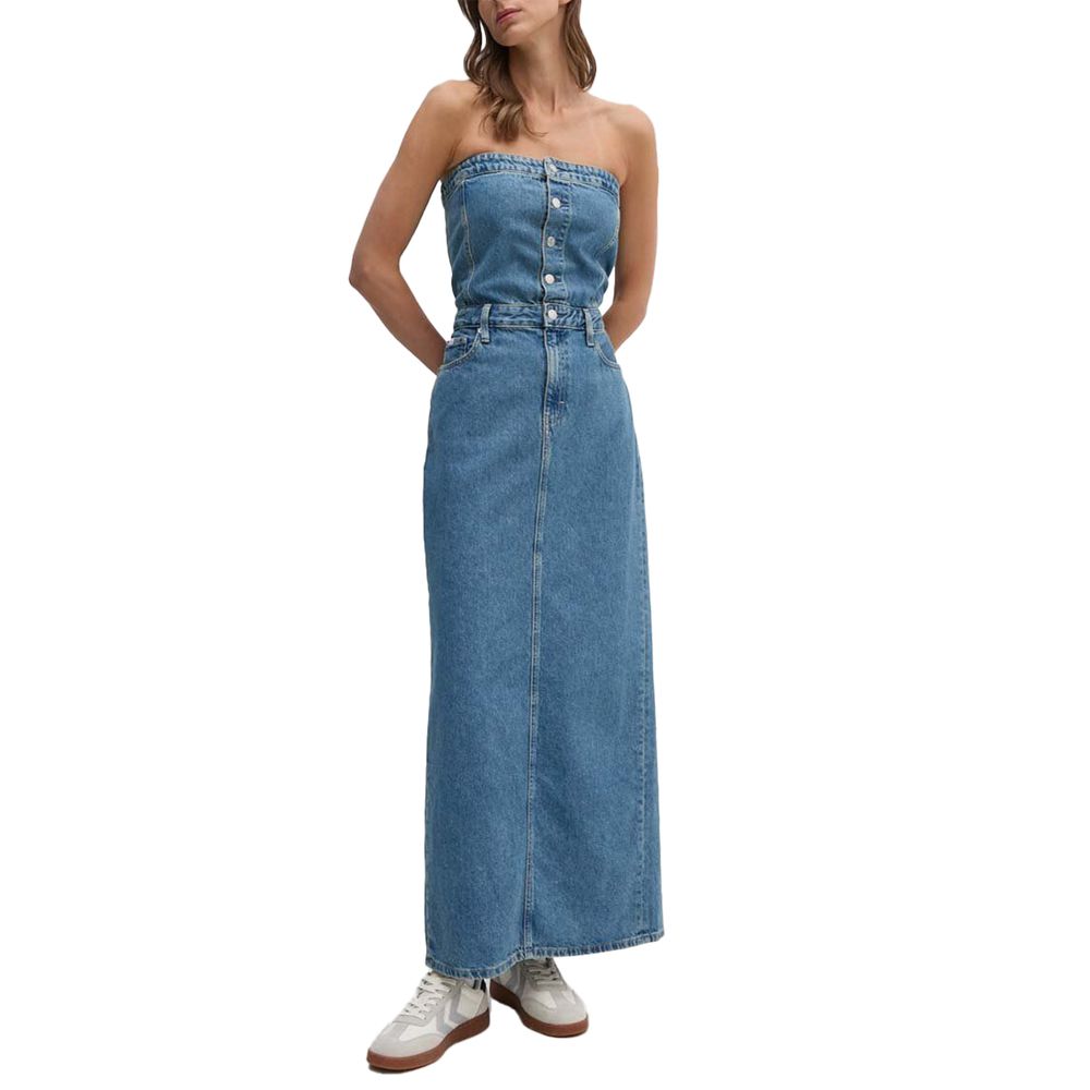 Calvin Klein Jeans Blauw Katoen Lang