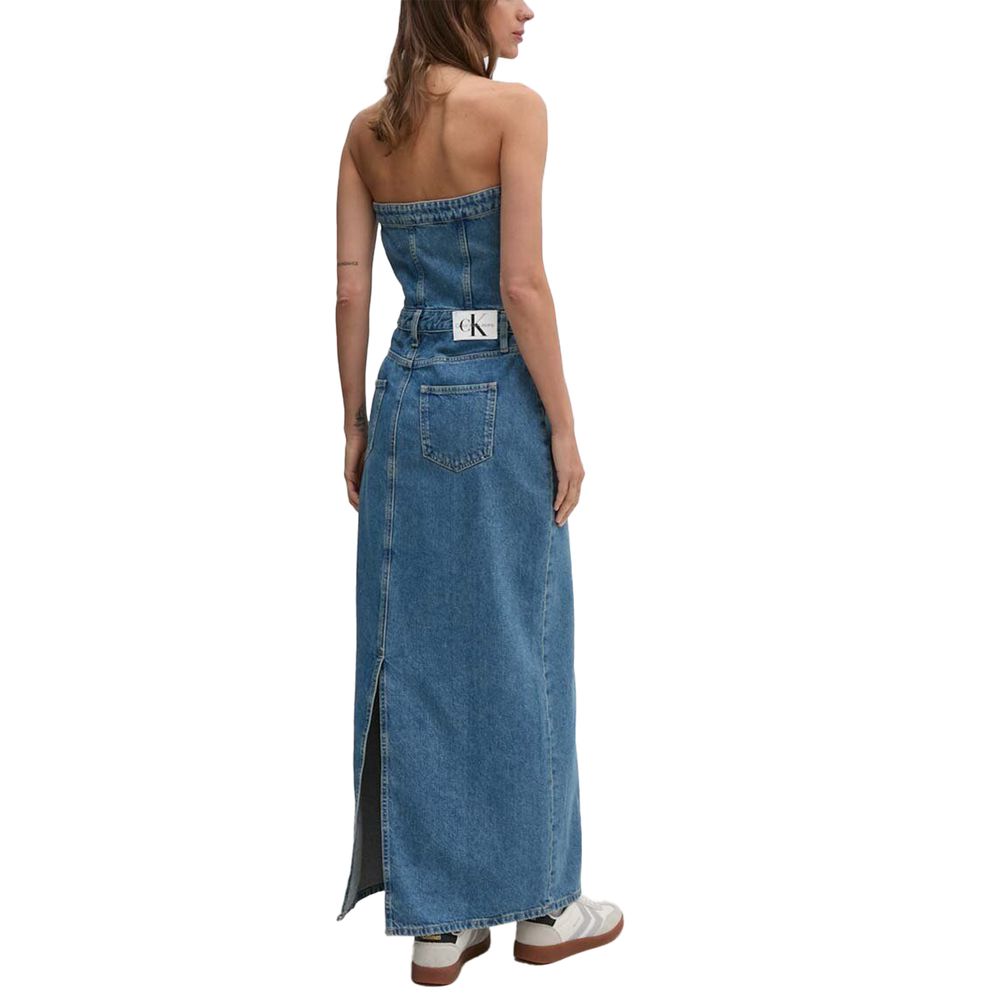 Calvin Klein Jeans Blauw Katoen Lang