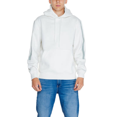 Calvin Klein Jeans Crème Katoenen Hoody