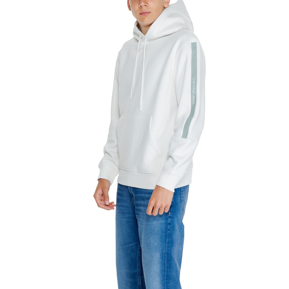 Calvin Klein Jeans Crème Katoenen Hoody