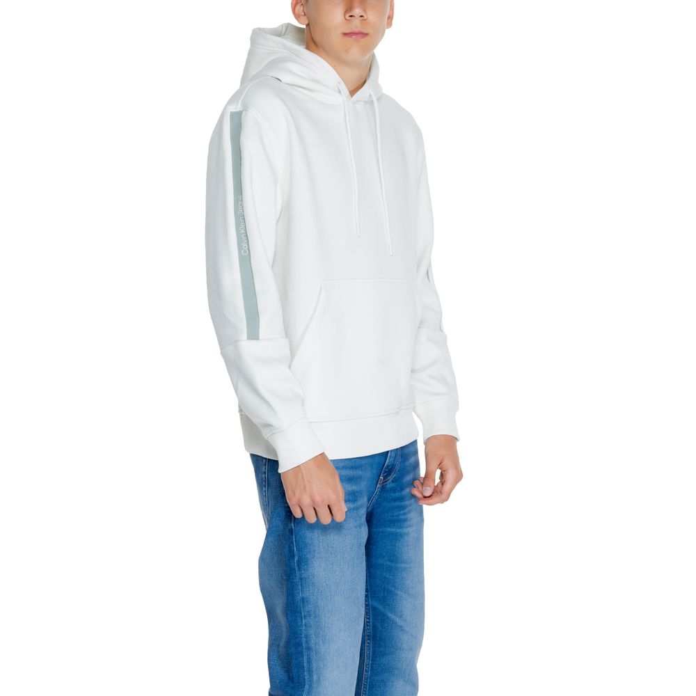 Calvin Klein Jeans Crème Katoenen Hoody