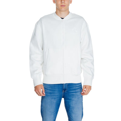 Calvin Klein Jeans Wit Sweatshirt van Gerecycled Katoen