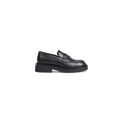 Tommy Hilfiger Black Leather Platform