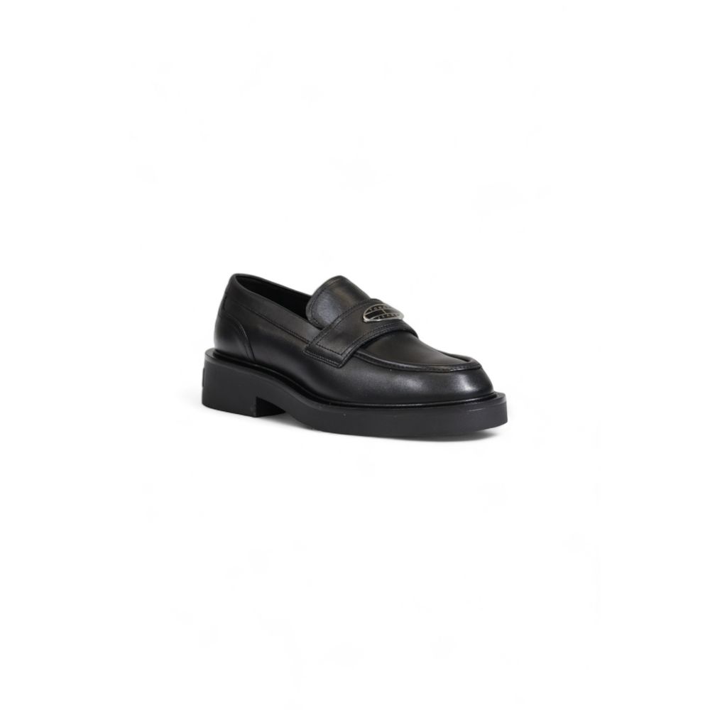 Tommy Hilfiger Black Leather Platform