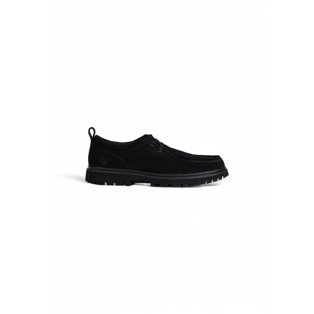 Calvin Klein Jeans Zwarte Suède Oxfords en Derby