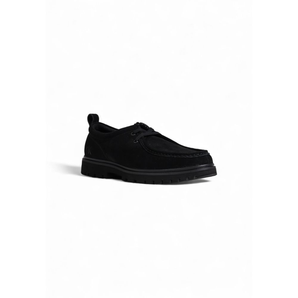 Calvin Klein Jeans Zwarte Suède Oxfords en Derby