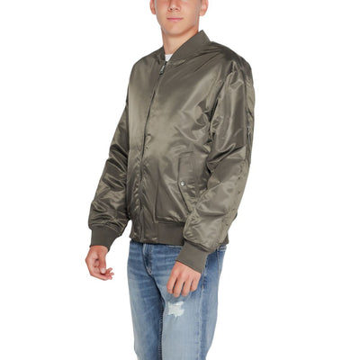 Calvin Klein Jeans Gray Polyamide Jackets & Coat