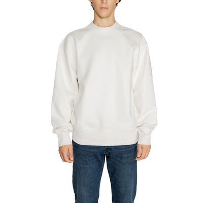 Sweat-shirt blanc en coton recyclé Calvin Klein Jeans