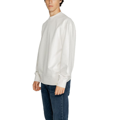 Sweat-shirt blanc en coton recyclé Calvin Klein Jeans